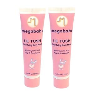 ▪️ 5/$25 (2) MEGABABE Le Tush Clarifying Butt Mask - .5 oz ea. NEW
